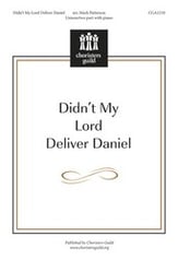 Didn't My Lord Deliver Daniel Unison/Two-Part choral sheet music cover